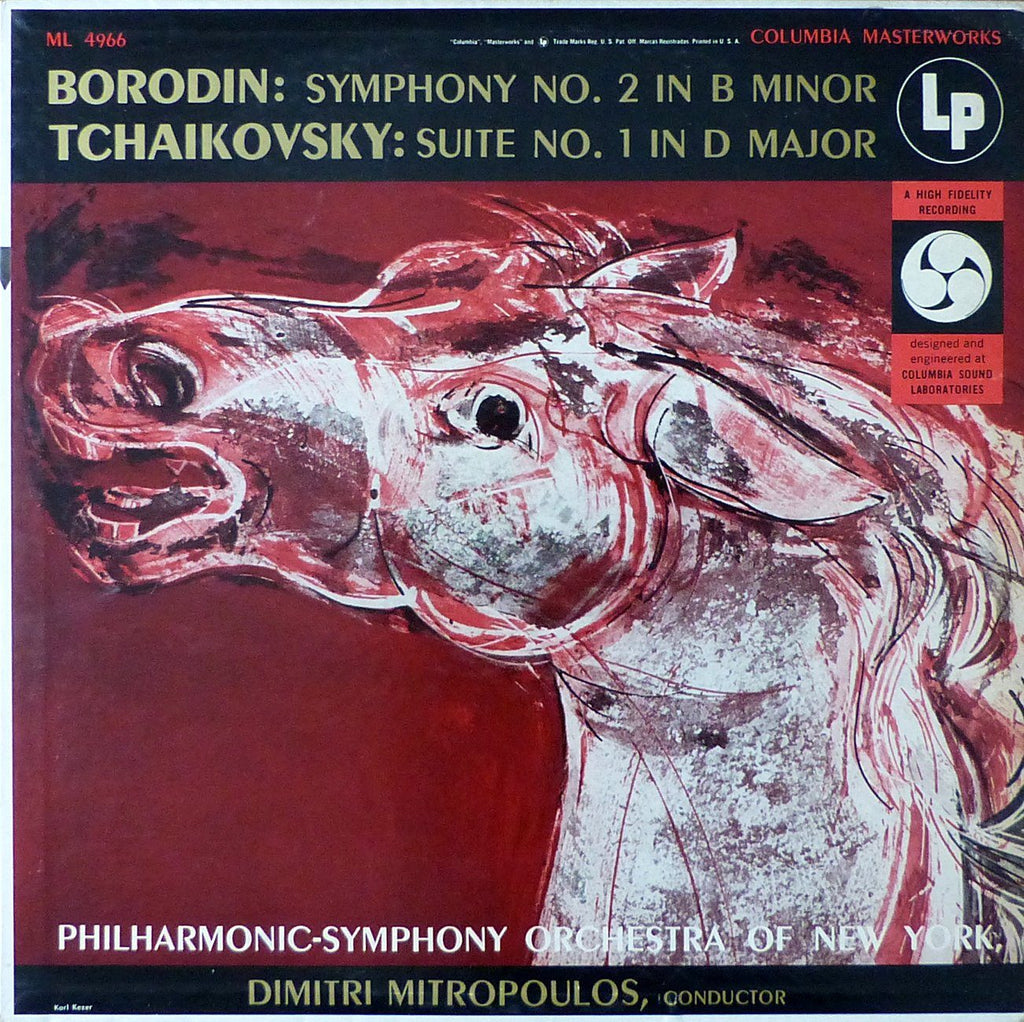 Mitropoulos: Borodin Symphony No. 2 + Tchaikovsky - Columbia ML 4966