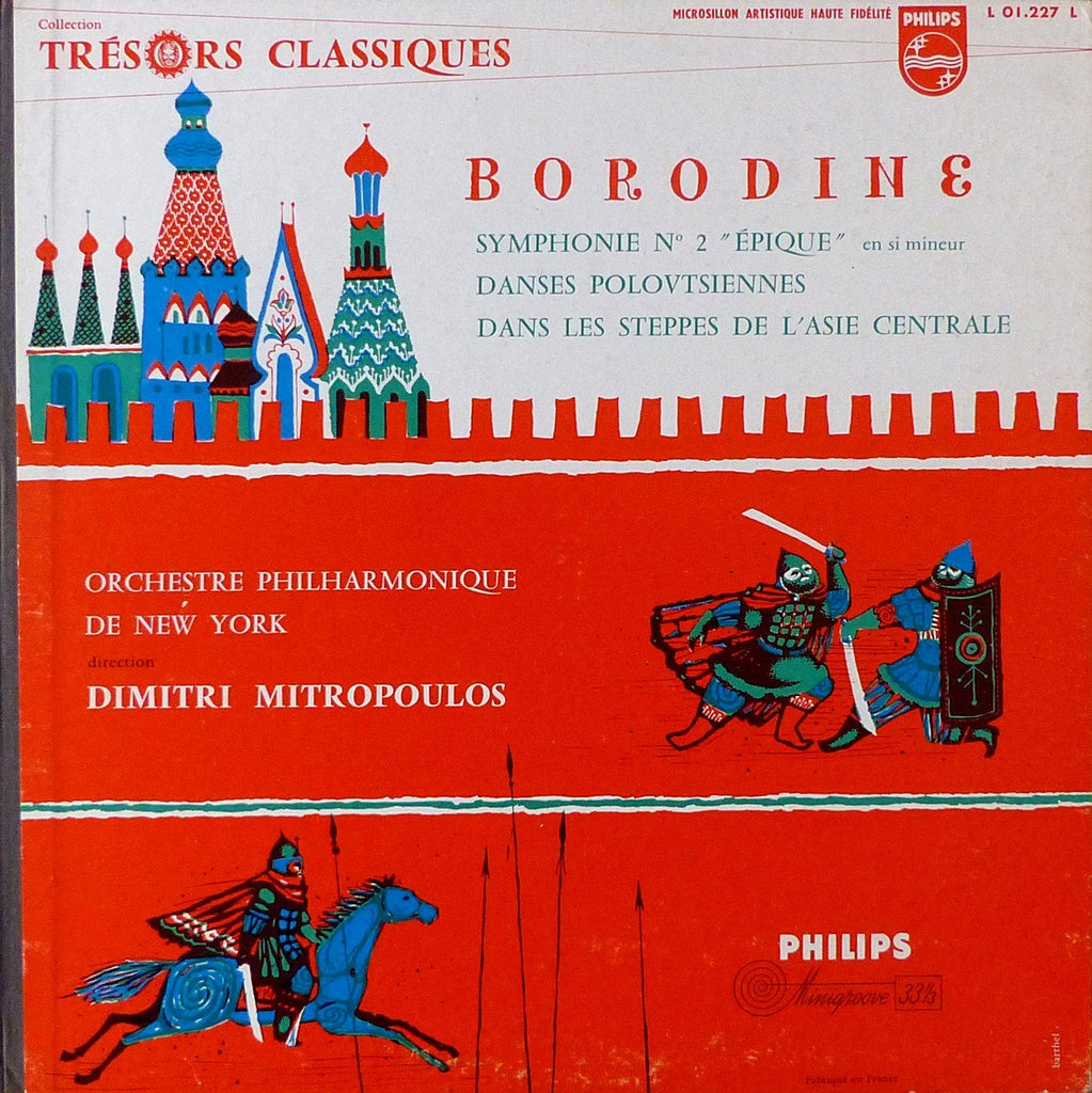 Mitropoulos: Borodin Symphony No. 2, Polovtsian Dances, etc. - Philips L 01.227 L