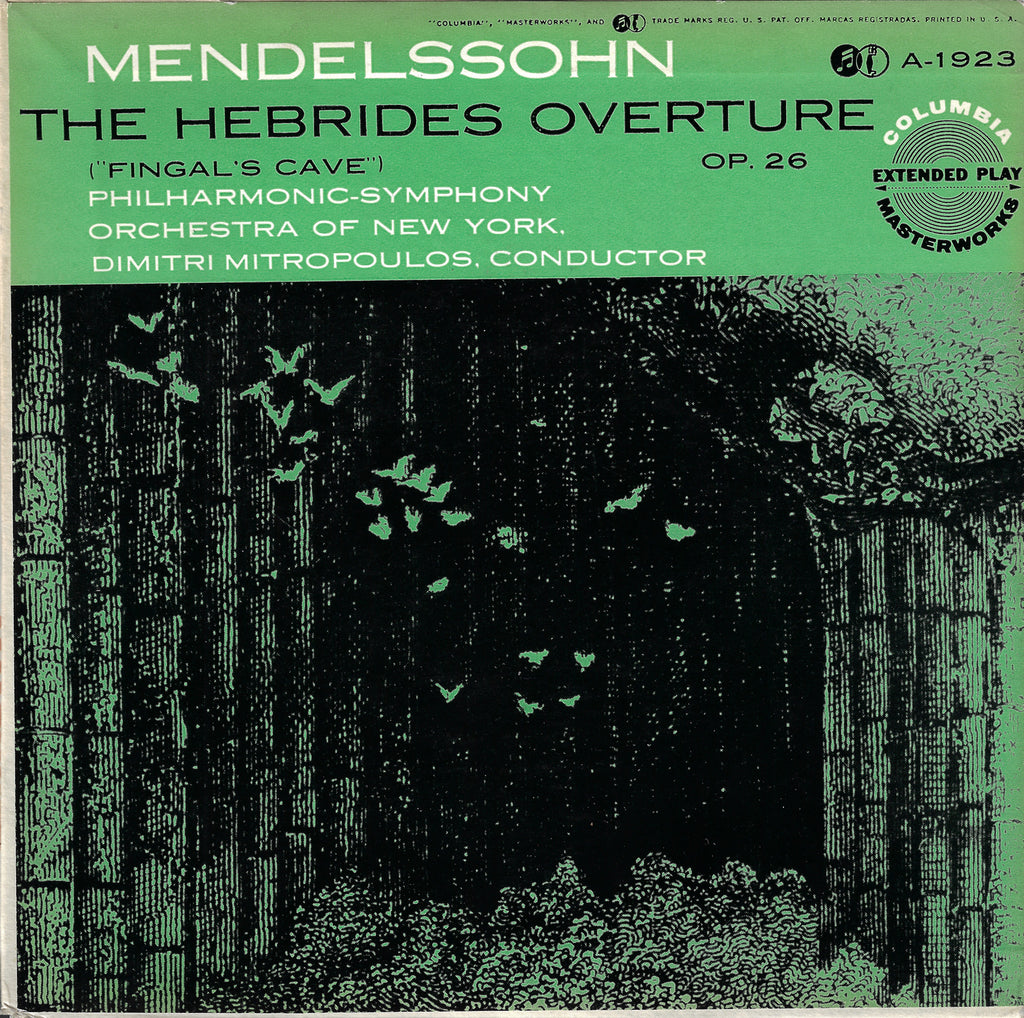 Mitropoulos/NYPO: Hebrides Overture - Columbia A-1923 (7" EP)