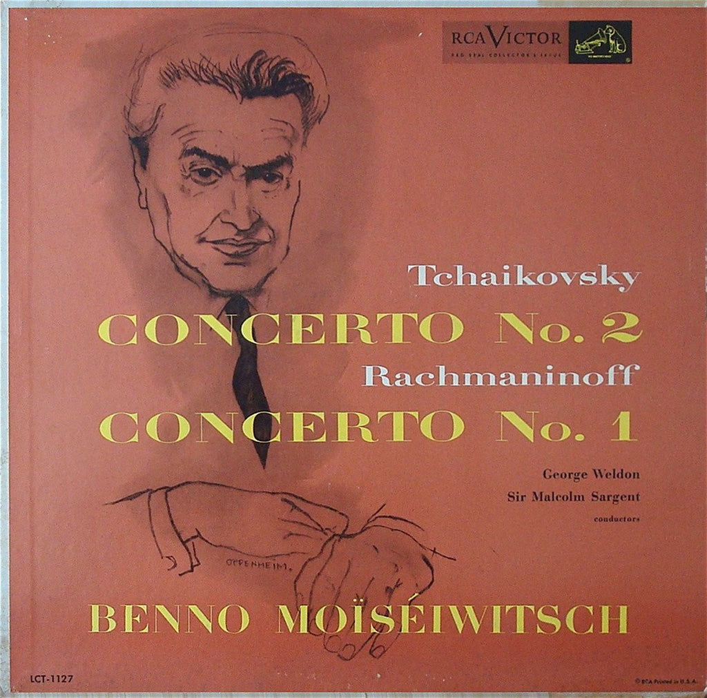 LP - Moiseiwitsch: Rachmaninoff Piano Concerto No. 1, Etc. - RCA LCT-1127