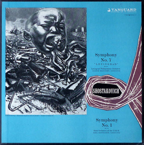 Mravinsky: Shostakovich Symphony No. 7, etc. - Vanguard VRS-6030/1 (2LP box set)