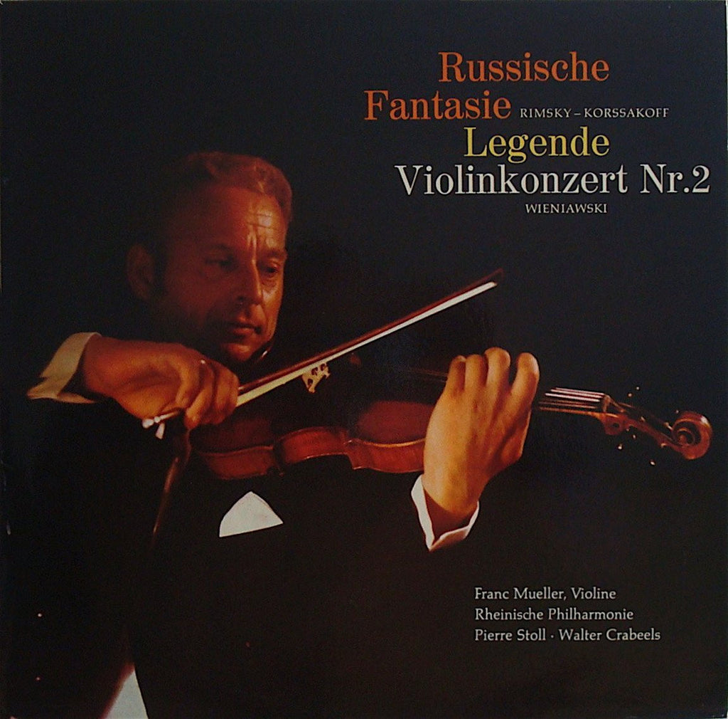 LP - Mueller: Rimsky-Korsakov Russian Fantasy For Violin + Wieniawski - RBM 3009