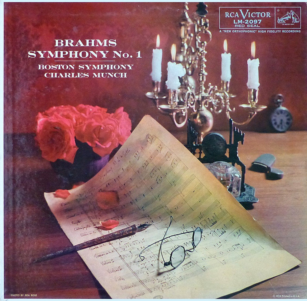 Munch/Boston SO: Brahms Symphony No. 1 Op. 68 - RCA LM-2097