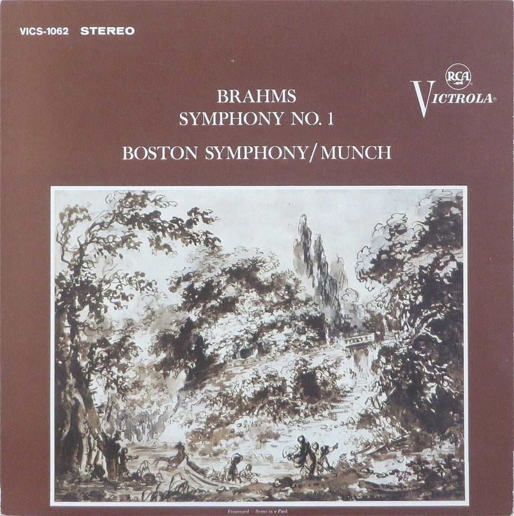 Munch/BSO: Brahms Symphony No. 1 in C minor Op. 68 - RCA VICS-1062