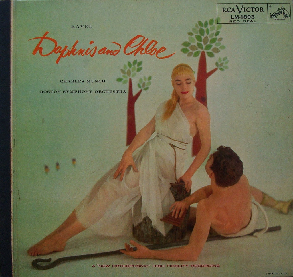 LP - Munch/BSO: Daphnis Et Chloe (rec. 1955, With Andy Warhol Drawings): RCA LM-1893