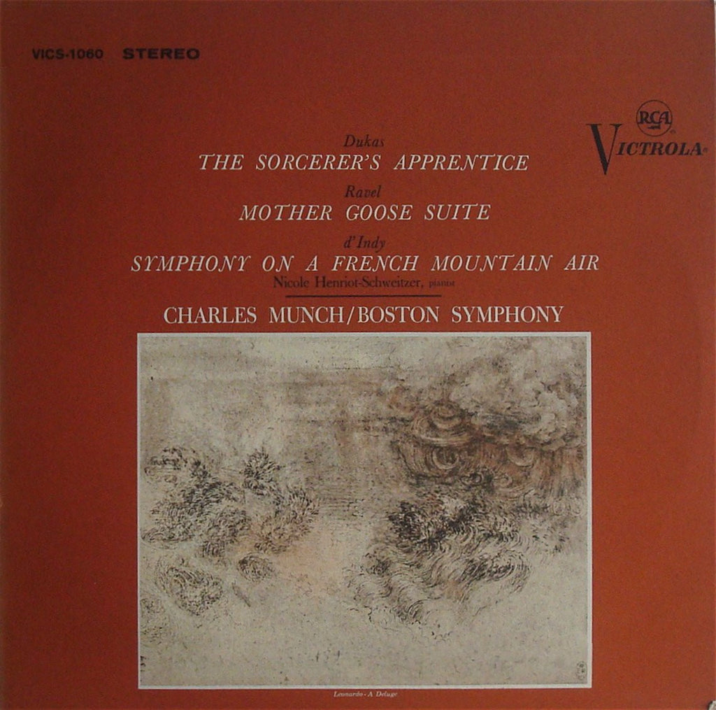 LP - Munch: Dukas, Ravel & D'Indy - RCA VICS-1060 (1S/1S)