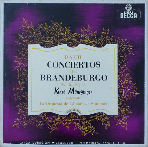Münchinger: 6 Brandenburg Concerti - Decca Spain LXT 5198-99 (2LP box set)