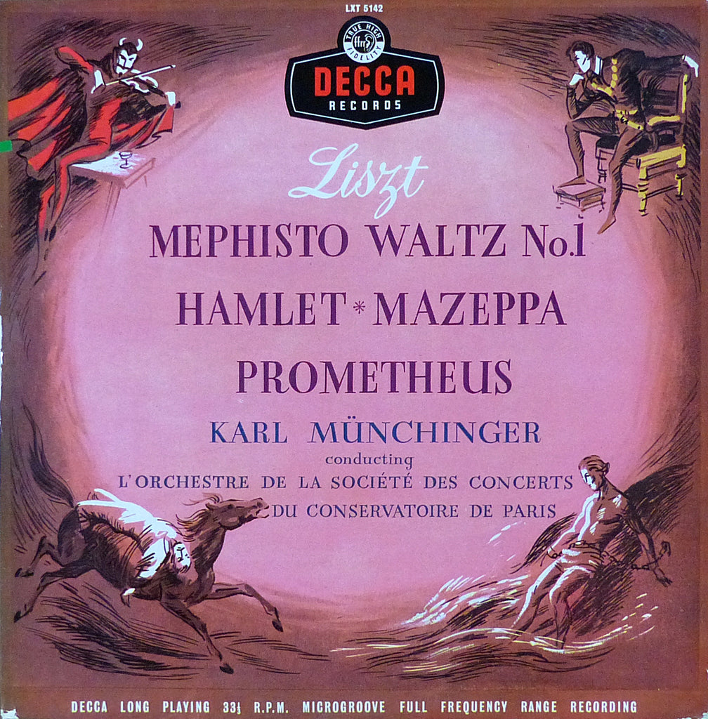 Münchinger: Liszt Mephisto Waltz No. 1, Mazeppa, etc. - Decca LXT 5142