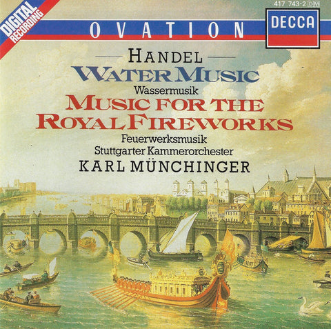 Münchinger: Handel Water Music & Royal Fireworks - Decca 417 743-2