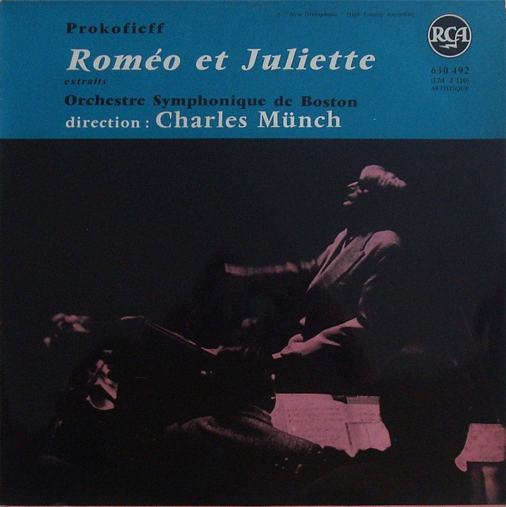 LP - Munch/BSO: Prokofiev Romeo Et Juliette - French RCA 630 492