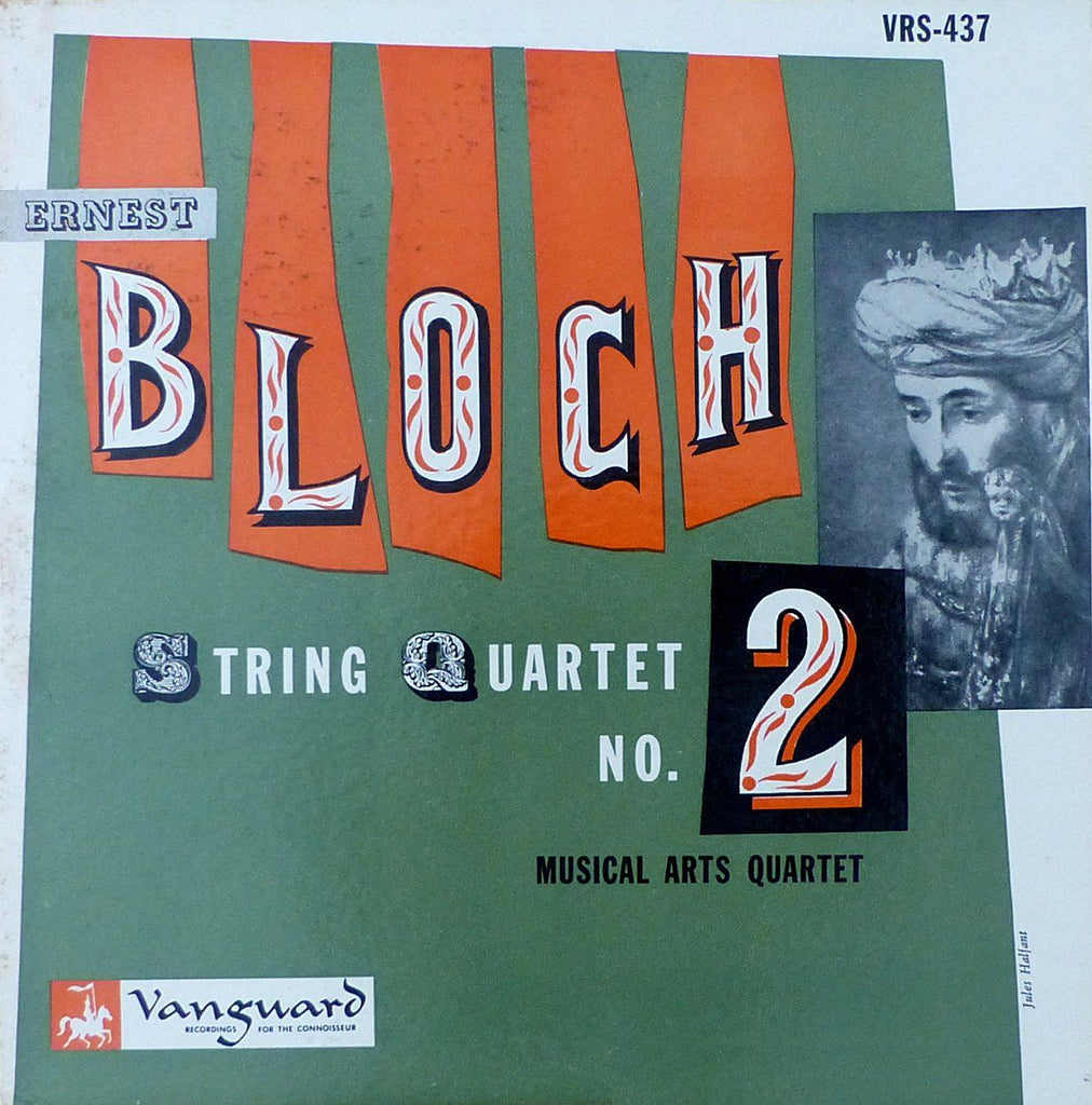 Musical Arts Quartet: Bloch String Quartet No. 2 - Vanguard VRS-437