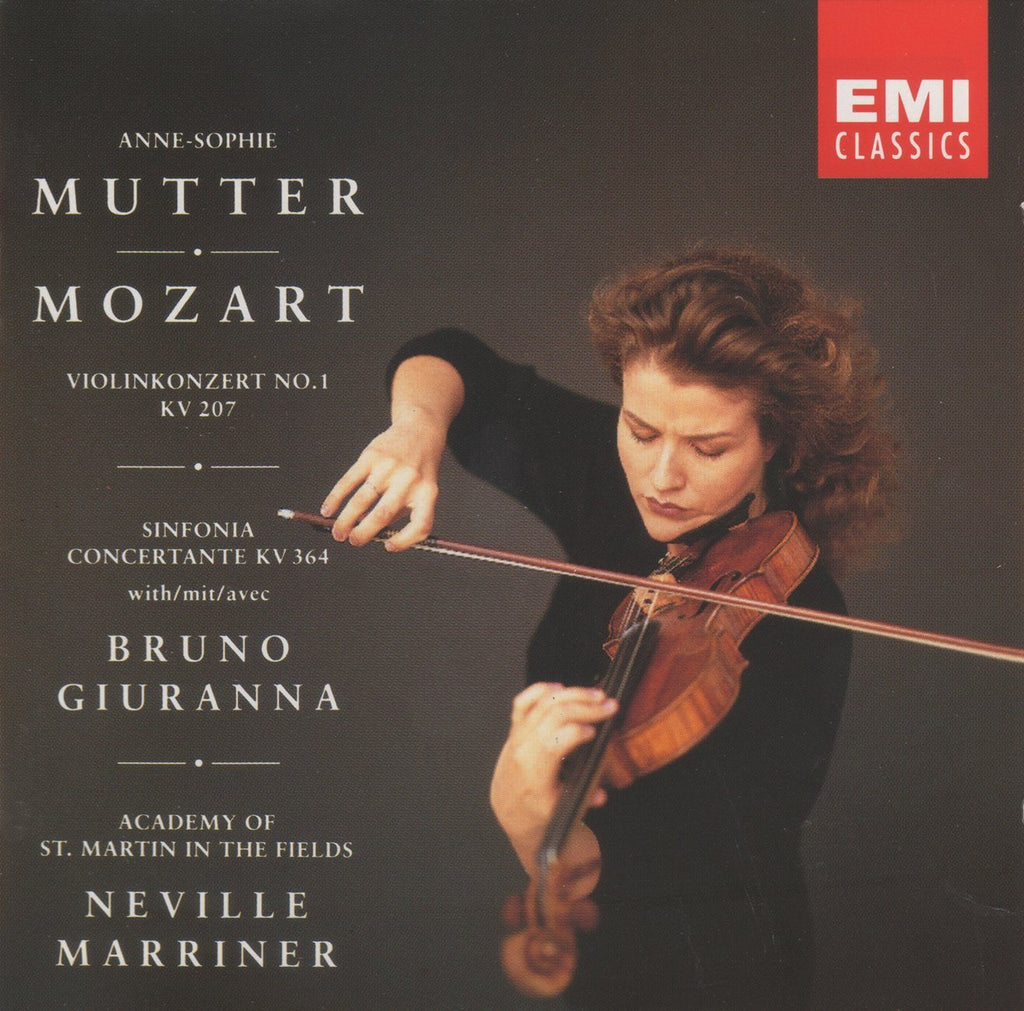 Mutter/Giuranna: Mozart Sinfonia Concertante K. 364, etc. - EMI CDC 7 54302 2 (DDD)