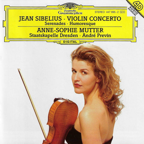 Anne-Sophie Mutter: Sibelius Violin Concerto, etc. - DG 447 895-2
