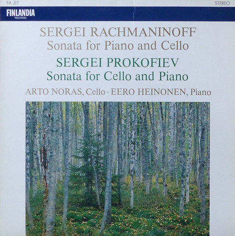 Noras: Rachmaninoff & Prokofiev Cello Sonatas - Finlandia FA 317
