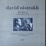 Oistrakh/Ehrling: Beethoven Violin Concerto - Columbia FCX 354 (ds)