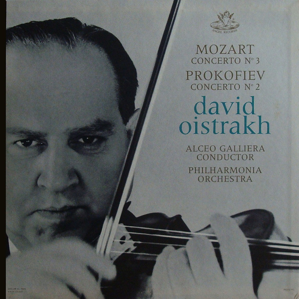 LP - Oistrakh: Prokofiev Violin Concerto No. 2 / Mozart Concerto No. 3 - Angel 35714