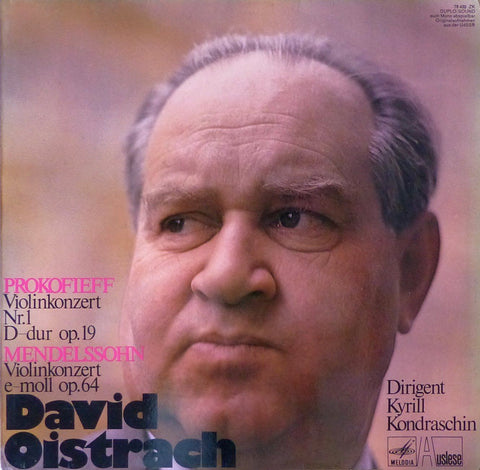 Oistrakh: Prokofiev Op. 19 & Mendelssohn Op. 64 Concertos - Auslese 78 439 ZK