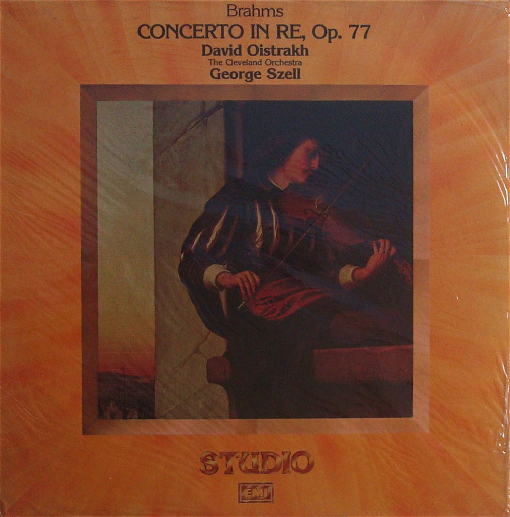 LP - Oistrakh/Szell: Brahms Violin Concerto Op. 77 - EMI Italy 3C 053-02008 (sealed)