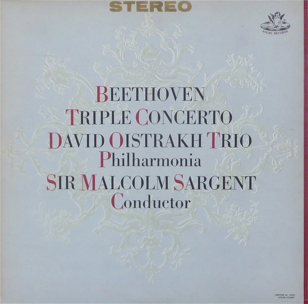 Oistrakh Trio: Beethoven Triple Concerto Op. 56 - Angel S 35697 (ds)