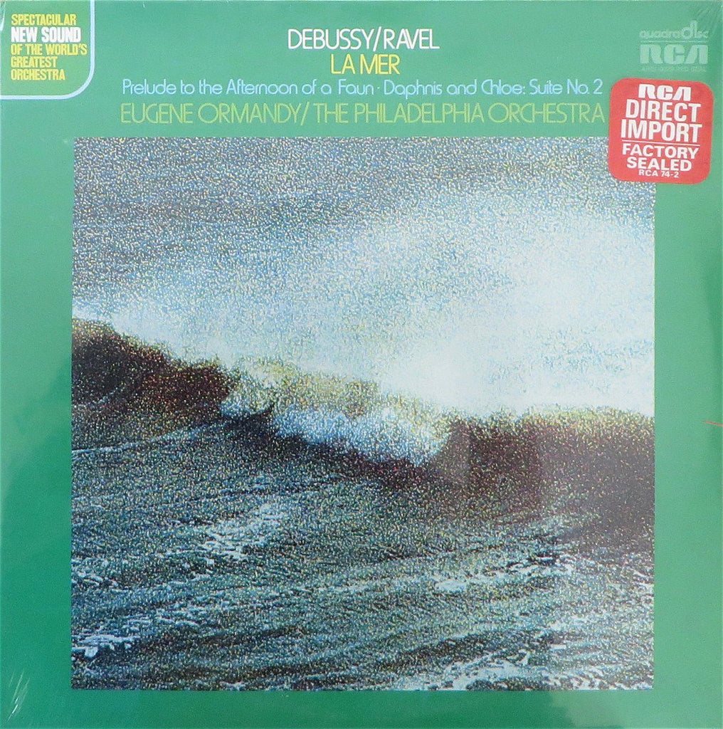 Ormandy: Debussy La Mer + Ravel Daphnis et Chloe Suite No. 2 - RCA ARD1-0029 (sealed)