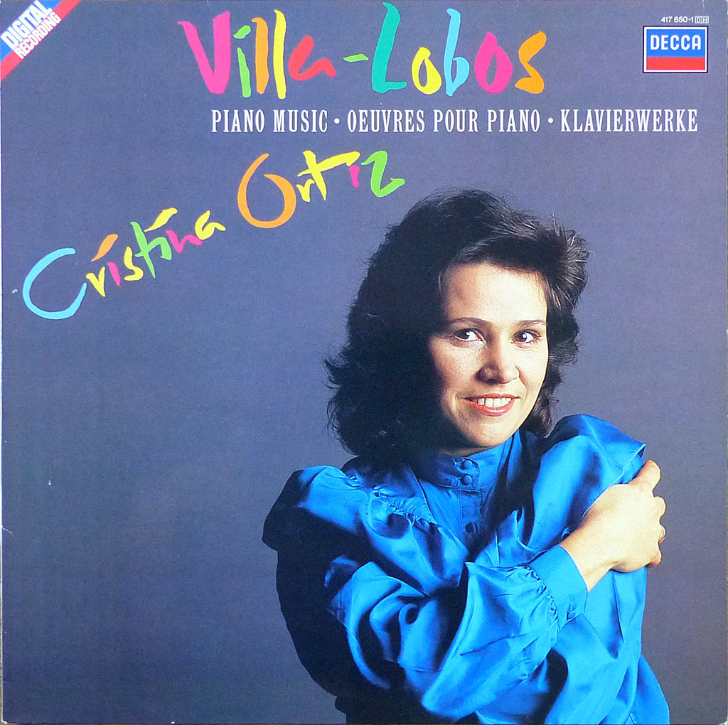 Ortiz: Villa-Lobos piano music - Decca 417 650-1 (DDD)