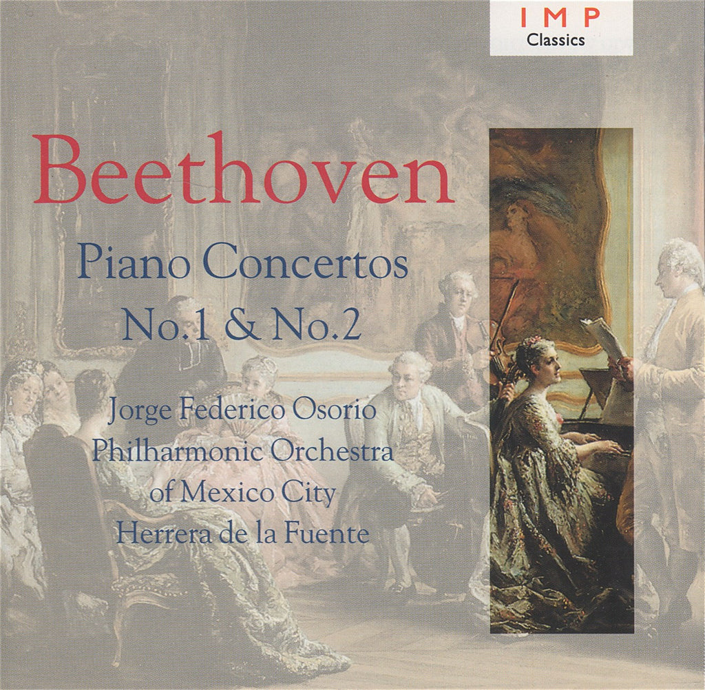CD - Osorio: Beethoven Piano Concertos 1 & 2 - IMP Classics 30367 02222