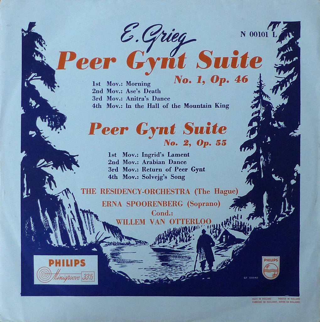 Otterloo: Grieg Peer Gynt Suites Nos. 1 & 2 - Philips N 00101 L