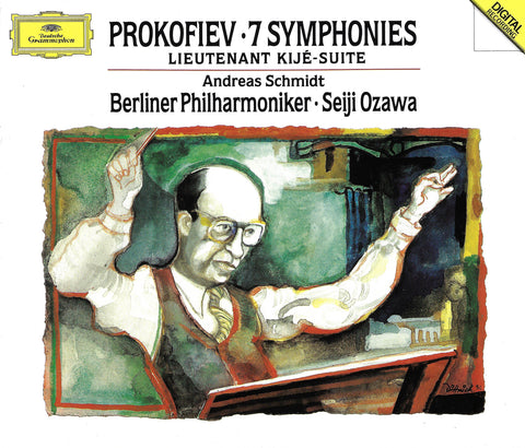 Ozawa/BPO: Prokofiev 7 Symphonies, etc. - DG 431 614-2 (4CD set)