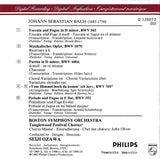 Ozawa: 20th Century Bach Orch Transcriptions - Philips D 125072 (club)