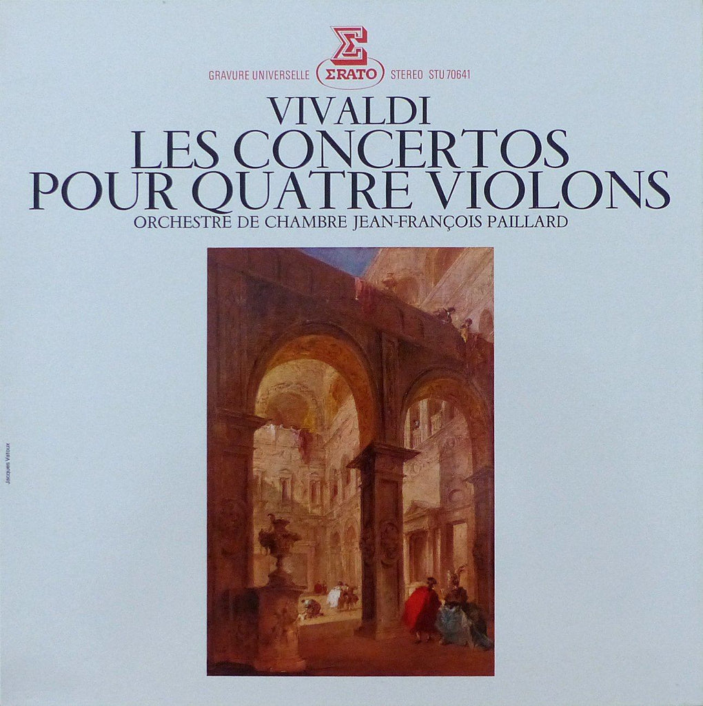 Paillard: Vivaldi 5 Concertos for 4 Violins - Erato STU 70 641