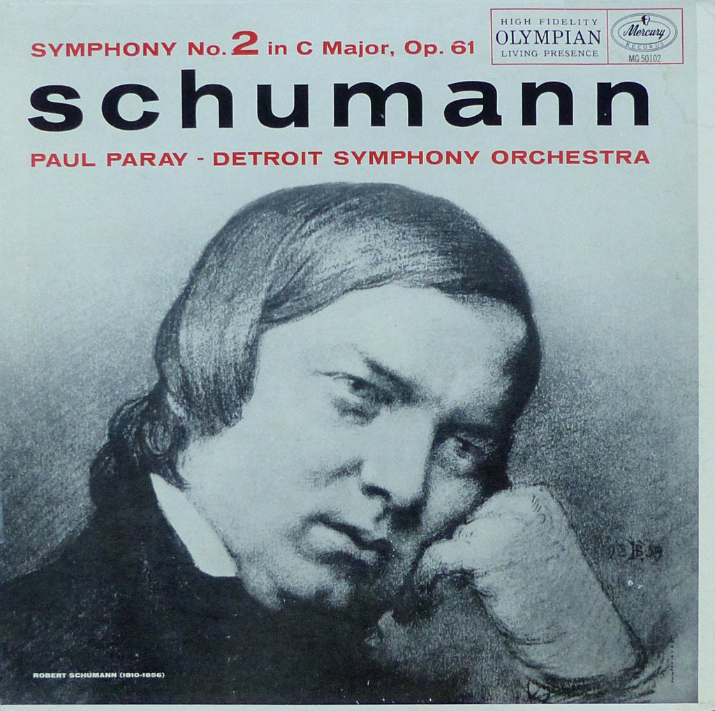 Paray/Detroit SO: Schumann Symphony No. 2 - Mercury MG 50102