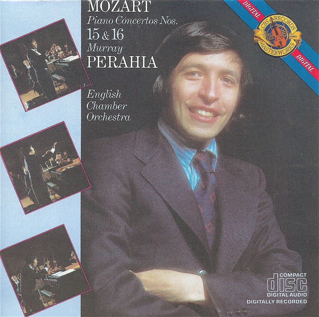 Perahia/ECO: Mozart Piano Concertos Nos. 15 & 16 - CBS MK 37824