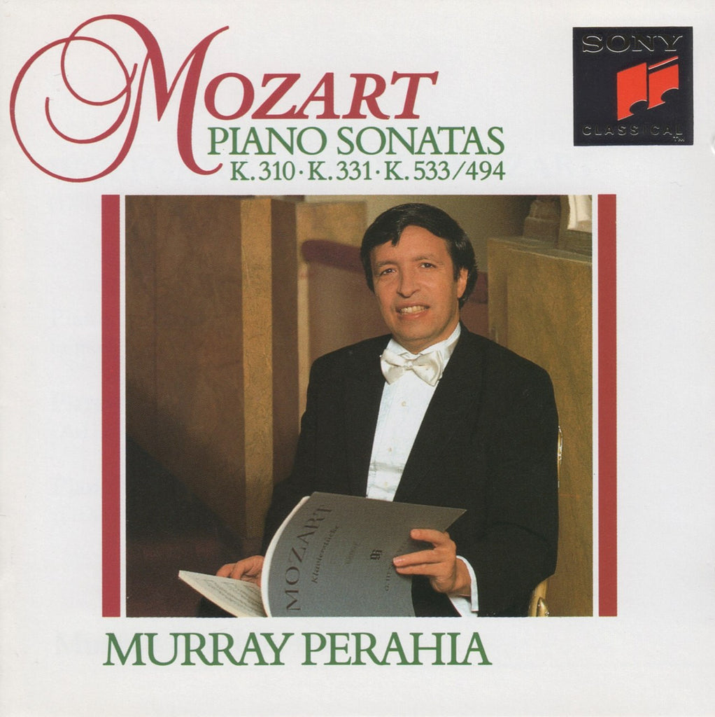 CD - Perahia: Mozart Piano Sonatas K. 310, K. 331, K. 533/494 - Sony SK 48233 (DDD)