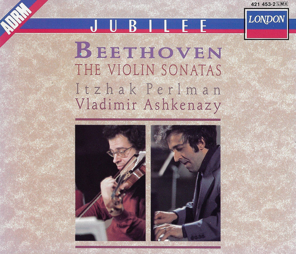 Perlman/Azhkenazy: Beethoven 10 Violin Sonatas - London 421 453-2 (4CD set)