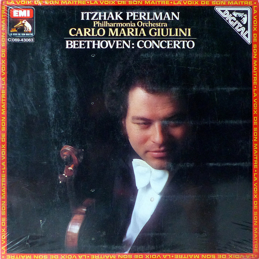Perlman: Beethoven Violin Concerto - EMI C 069-43063 (sealed)