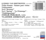 Perlman: "Kreutzer" & "Spring" Violin Sonatas - London 410 554-2