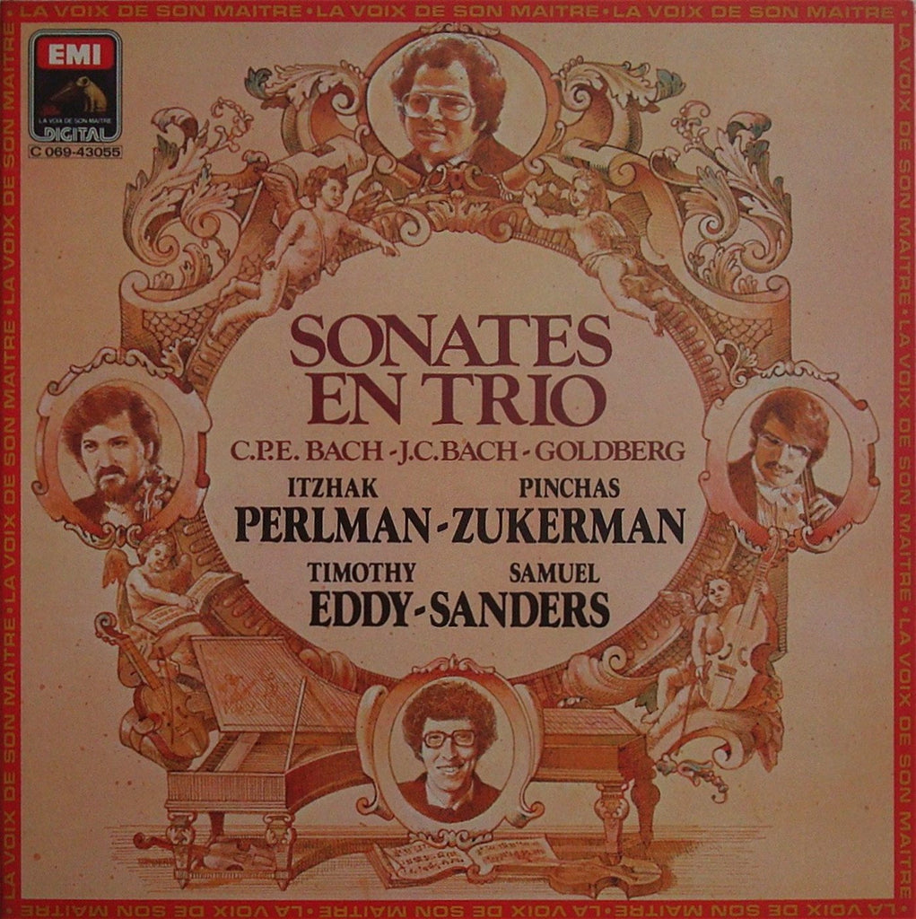 LP - Perlman, Zukerman, Et Al: Bach Trio Sonatas - EMI C 069-43055 (DDD)