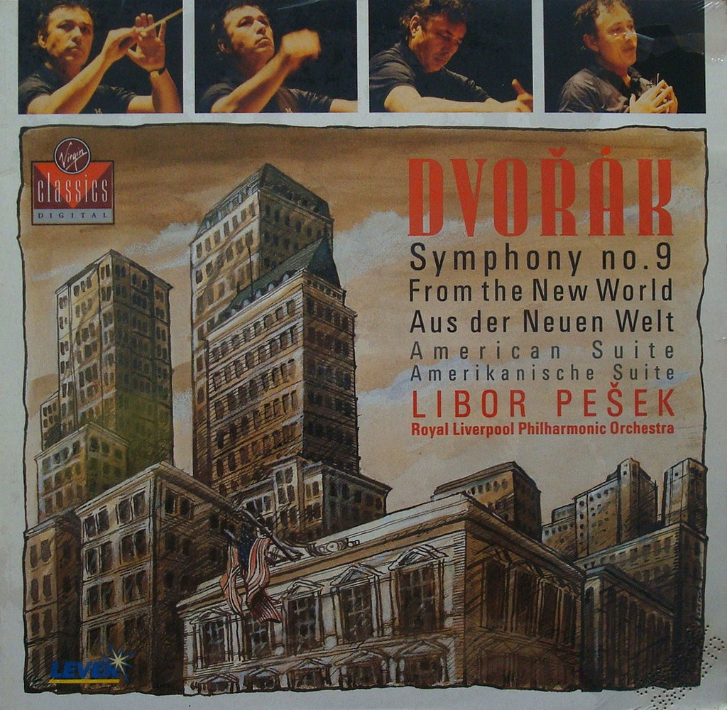 LP - Pesek: Dvorak Sym No. 9 + American Suite - Virgin Classics VC 7 90723-1 (sealed)