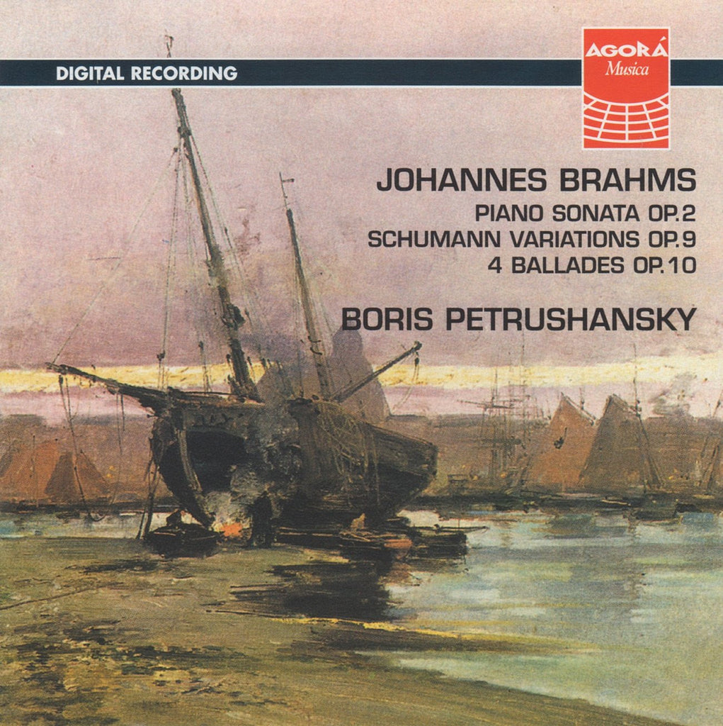 CD - Petrushanski: Brahms Variations Op. 9 + Ballades Op. 10, Etc. - Agora AG 185.1 (DDD)
