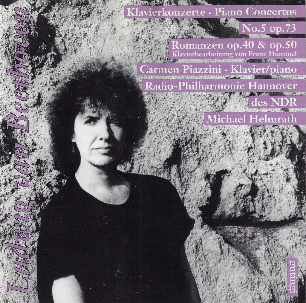 Piazzini: Beethoven "Emperor" Concerto, etc. - Gutingi gut 213