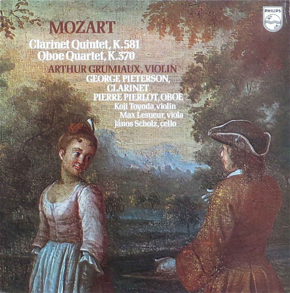 Pieterson: Mozart Clarinet Quintet / Pierlot: Oboe Quartet - Philips 6500 924
