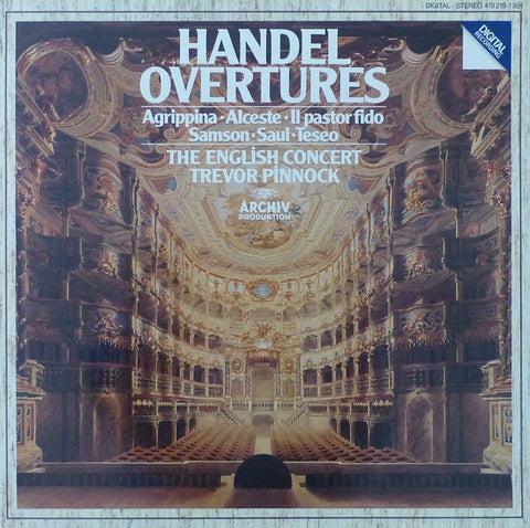 Pinnock: Handel 6 Overtures (Alceste, Samson, etc.) - Archive 419 219-1