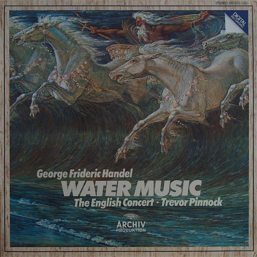 LP - Pinnock/The English Concert: Handel Water Music - Archive 410 525-1 (DDD)