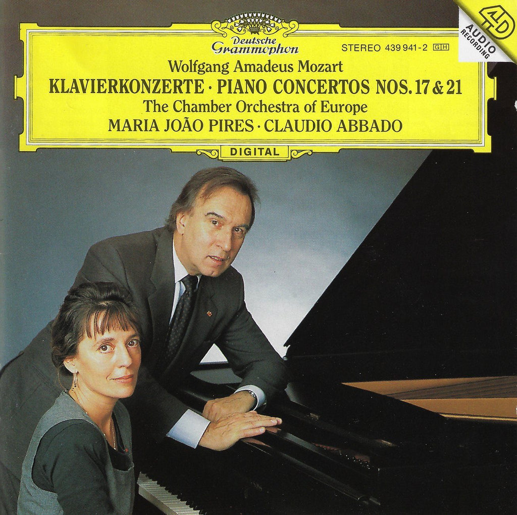 Pires/Abbado: Mozart Piano Concertos Nos. 17 & 21 - DG 439 941-2