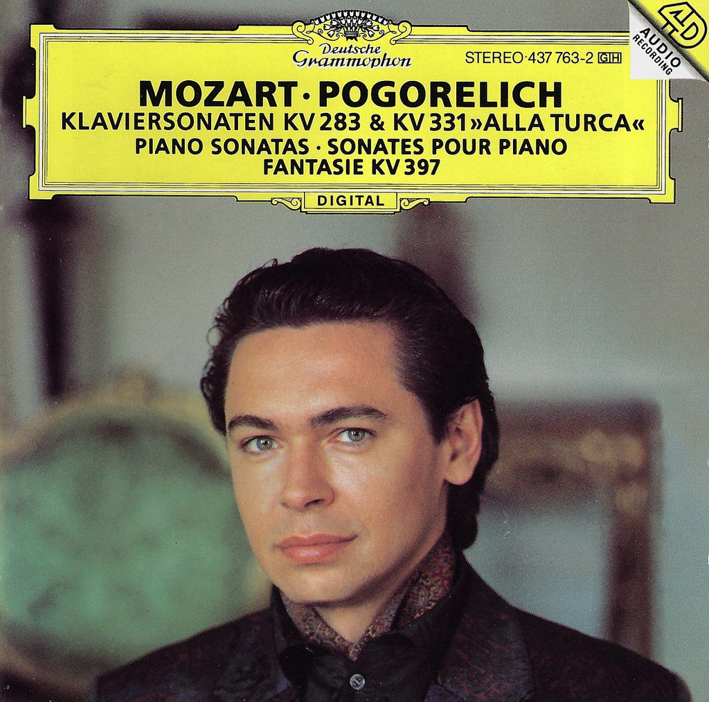 Pogorelich: Mozart Piano Sonatas K. 283 & K. 331, etc. - DG 437 763-2