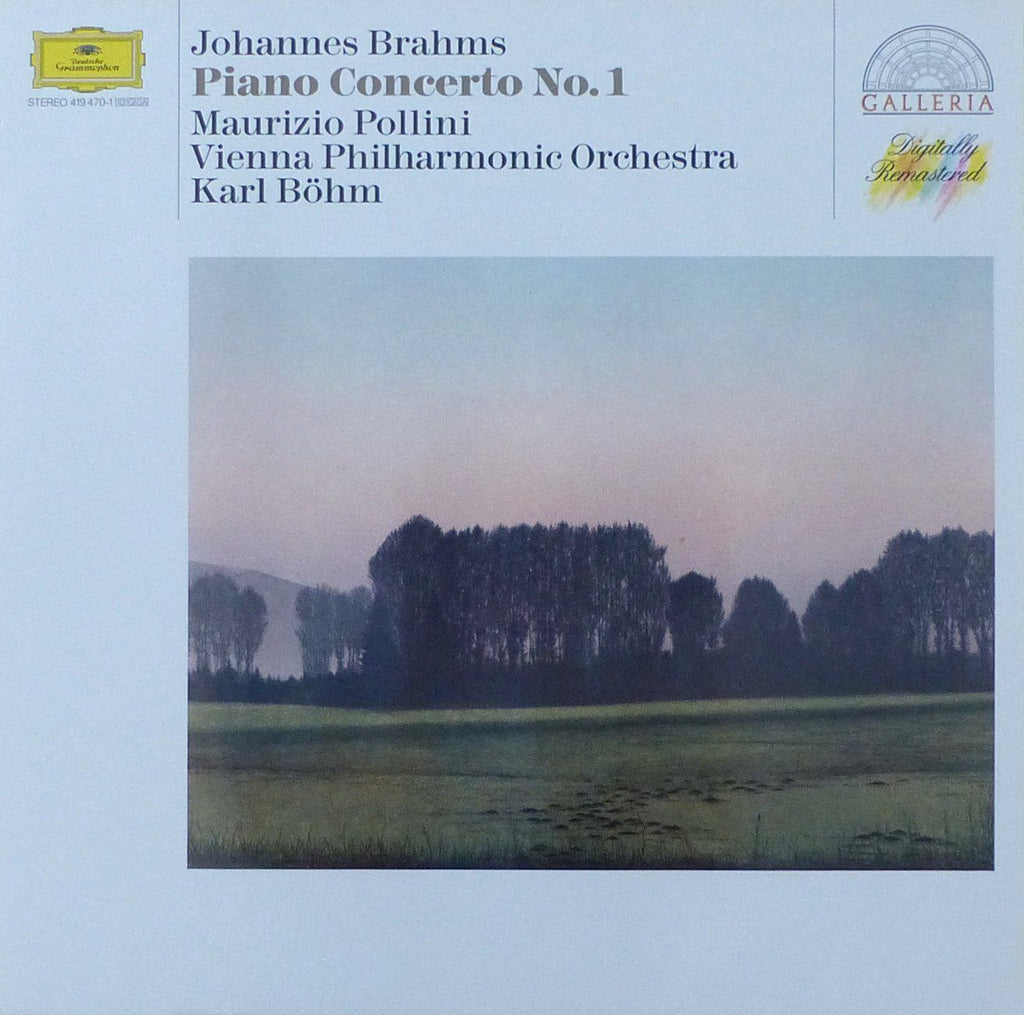 Pollini/Bohm: Brahms Piano Concerto No. 1 Op. 15 - DG 419 470-1