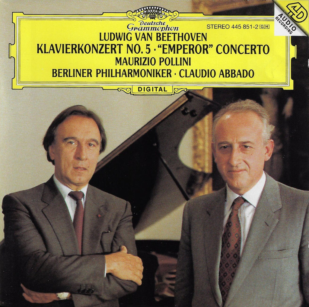 Pollini/Abbado: Beethoven Emperor Concerto (live) - DG 445 851-2