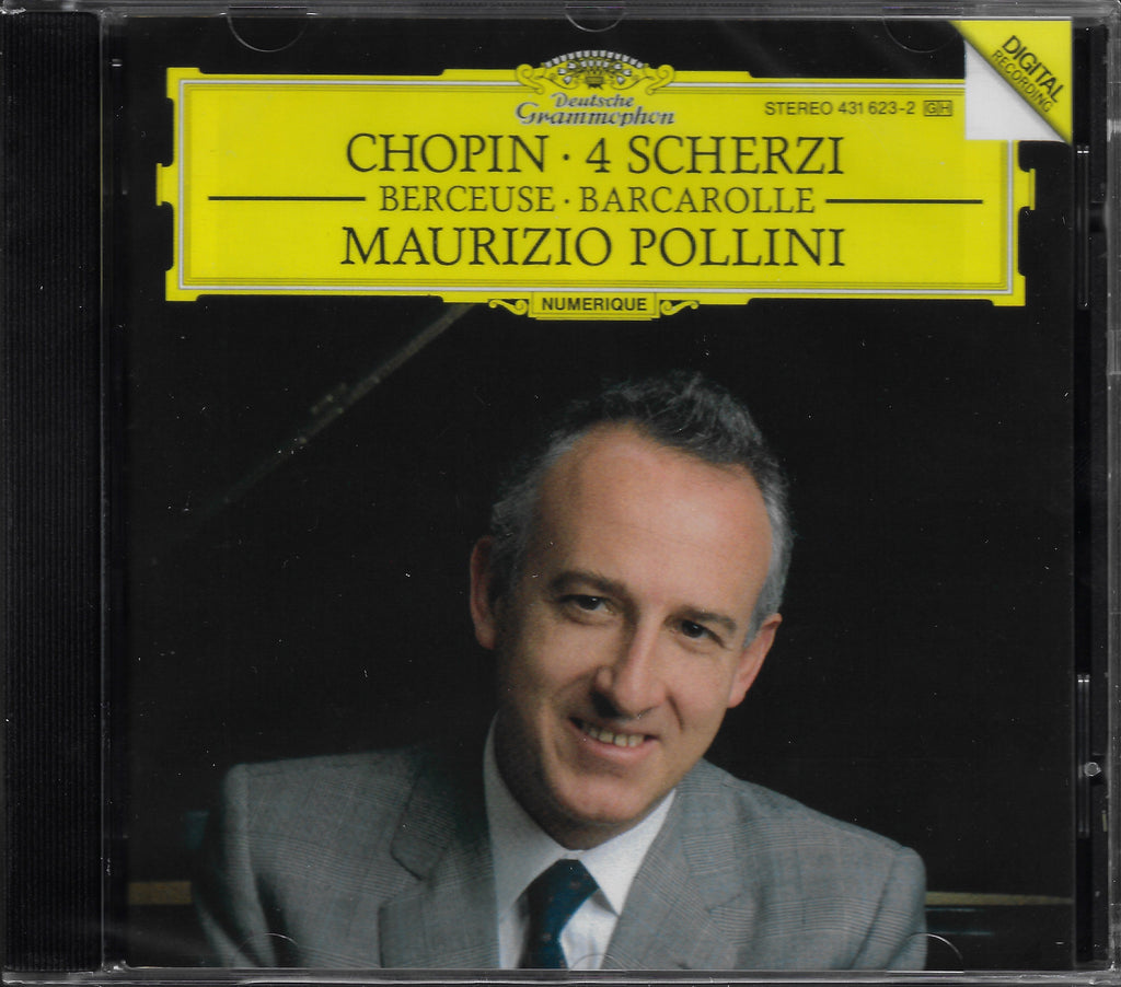 Pollini: Chopin 4 Scherzi, Barcarolle, Berceuse - DG 431 623-2 (sealed)