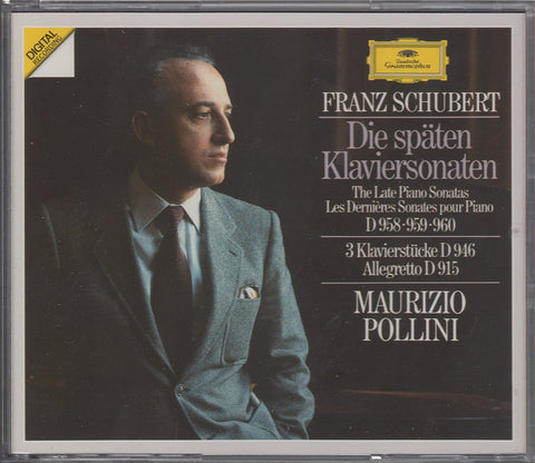 Pollini: Schubert Piano Sonatas D. 958, 959 & 960, etc. - DG 419 229-2 (2CD set)