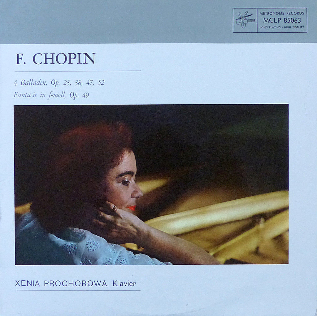 Prochorowa: Chopin 4 Ballades + Fantasie - Metronome MCLP 85063